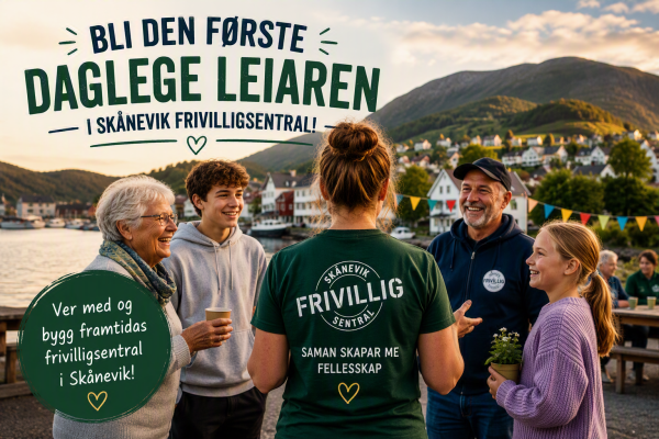 Lenke til artikkel: Bli den første daglege leiaren i Skånevik Frivilligsentral!