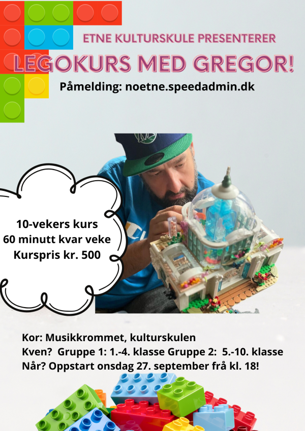 Lenke til artikkel: Legokurs på kulturskulen!