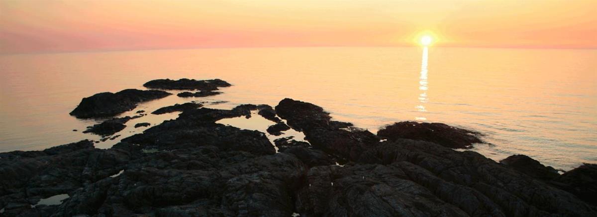 Solnedgang - Klikk for stort bilde
