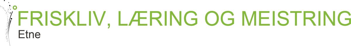 Logo Friskliv, læring og meistring - Klikk for stort bilde